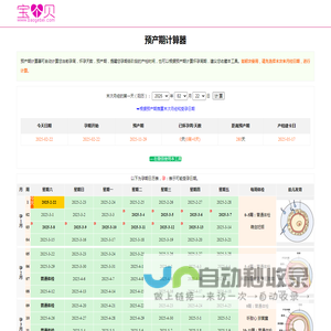 预产期计算器